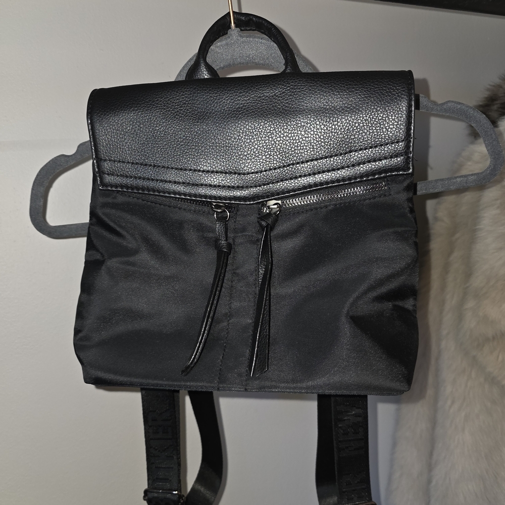 Botkier New York Black Leather Backpack Bag